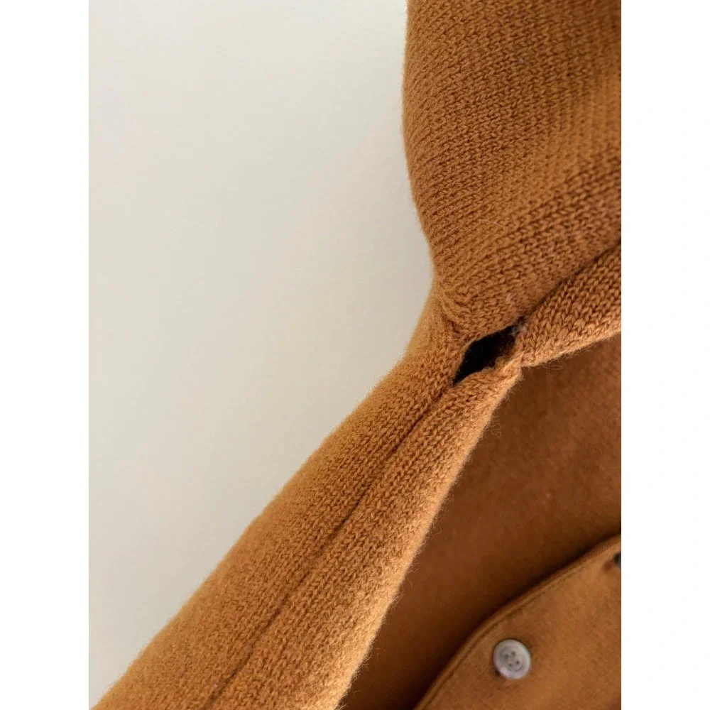 Vintage 60s Distressed Wool Cardigan Grunge Kurt‎ Cobain Grandpacore M
